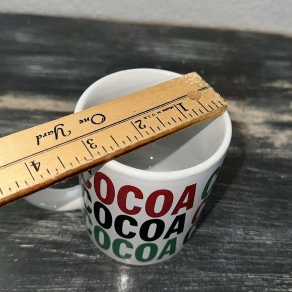 Set Of 2 Cocoa Print Ceramic Mugs - Picture 6 of 6